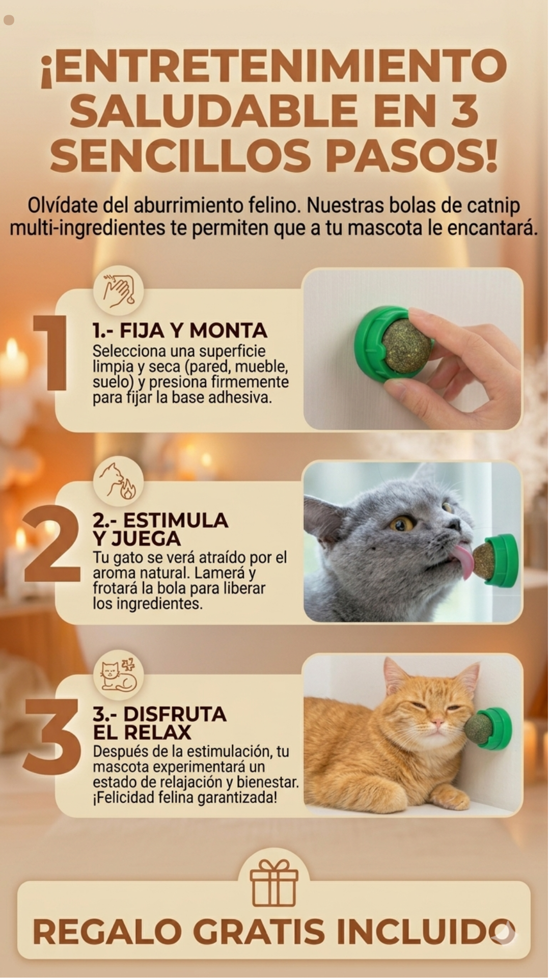 Cepillo Spray Deslanador para Perros y Gatos 🐾